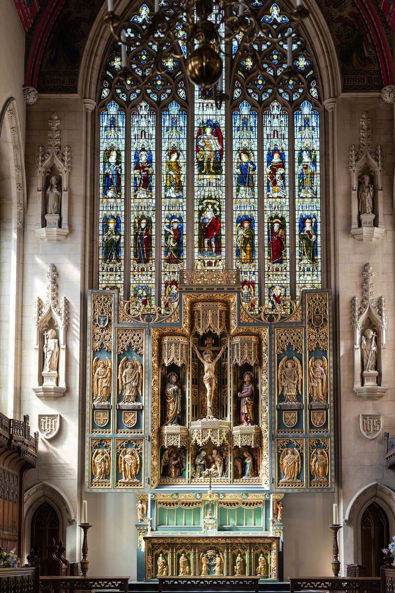 Reredos, Altar and Pulpit