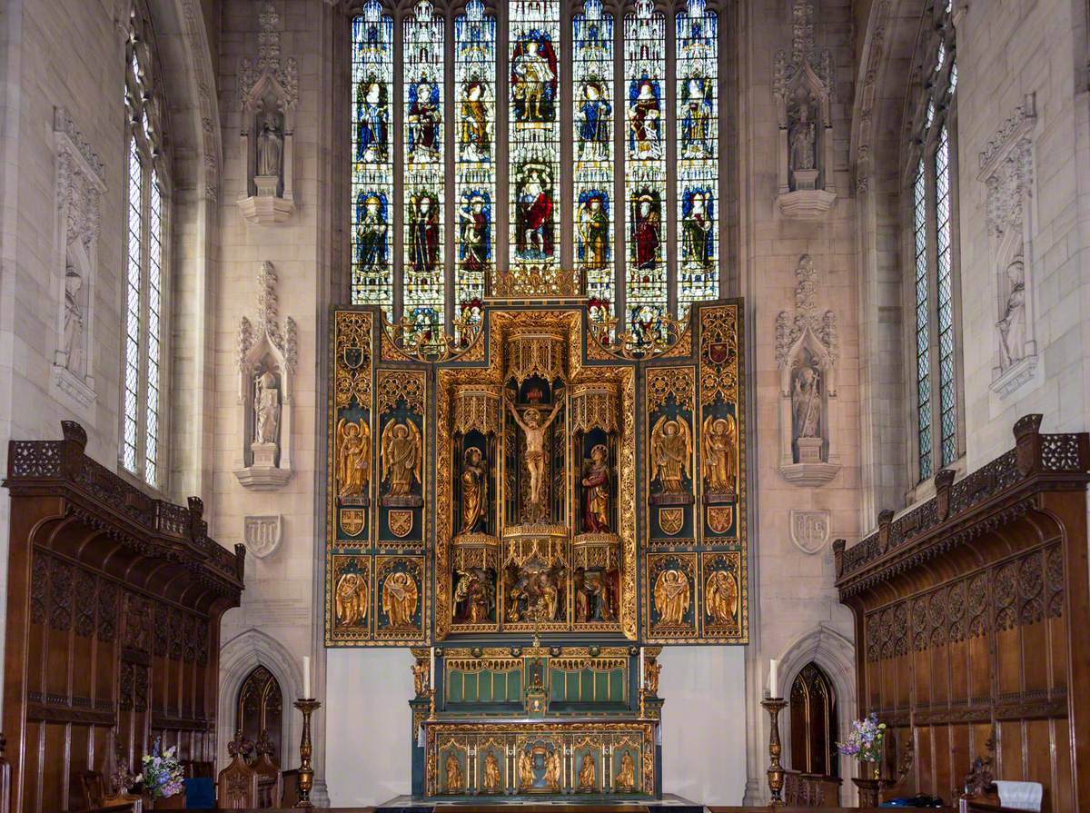 Reredos, Altar and Pulpit