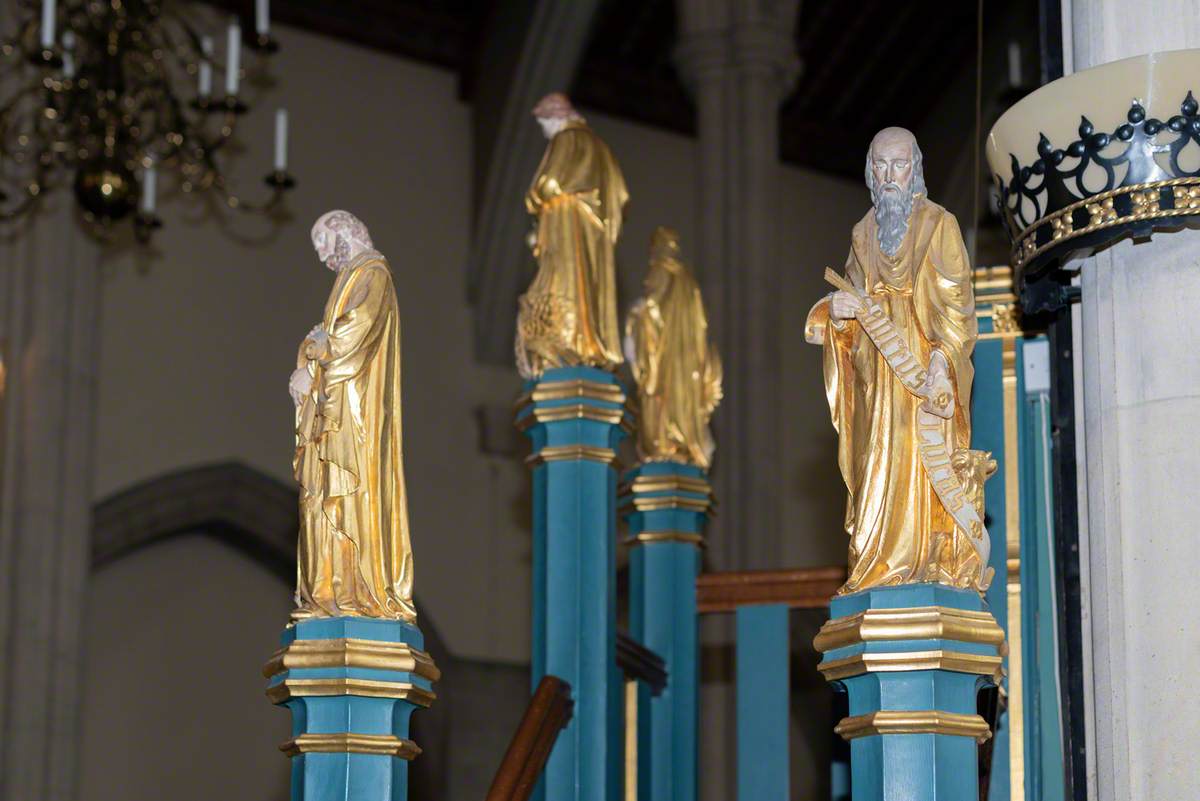 Reredos, Altar and Pulpit