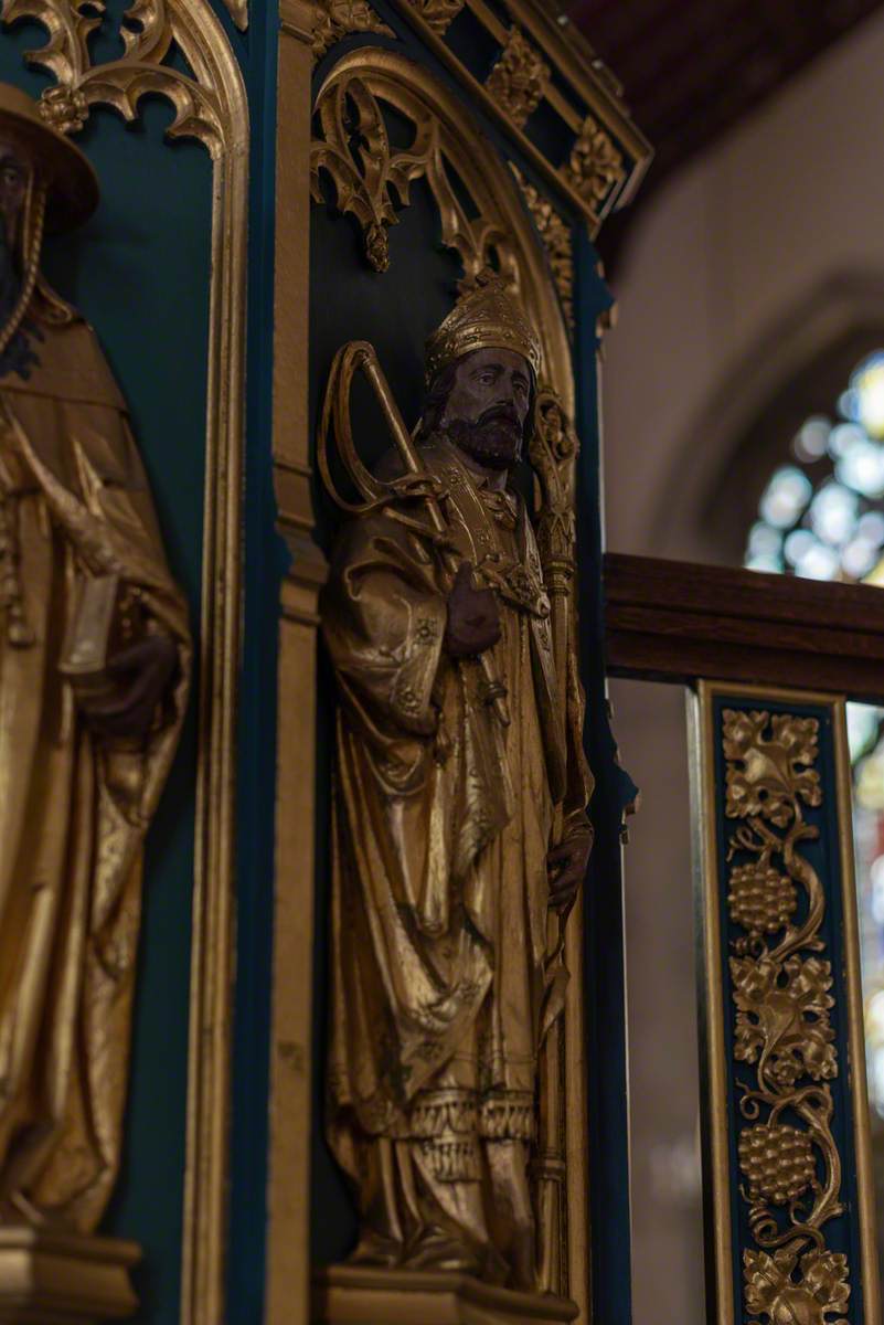 Reredos, Altar and Pulpit