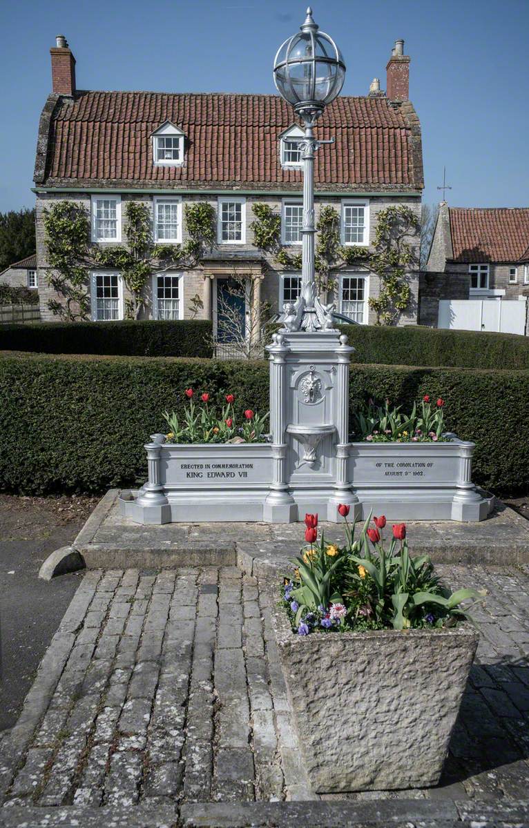 Drinking Fountain and Cross