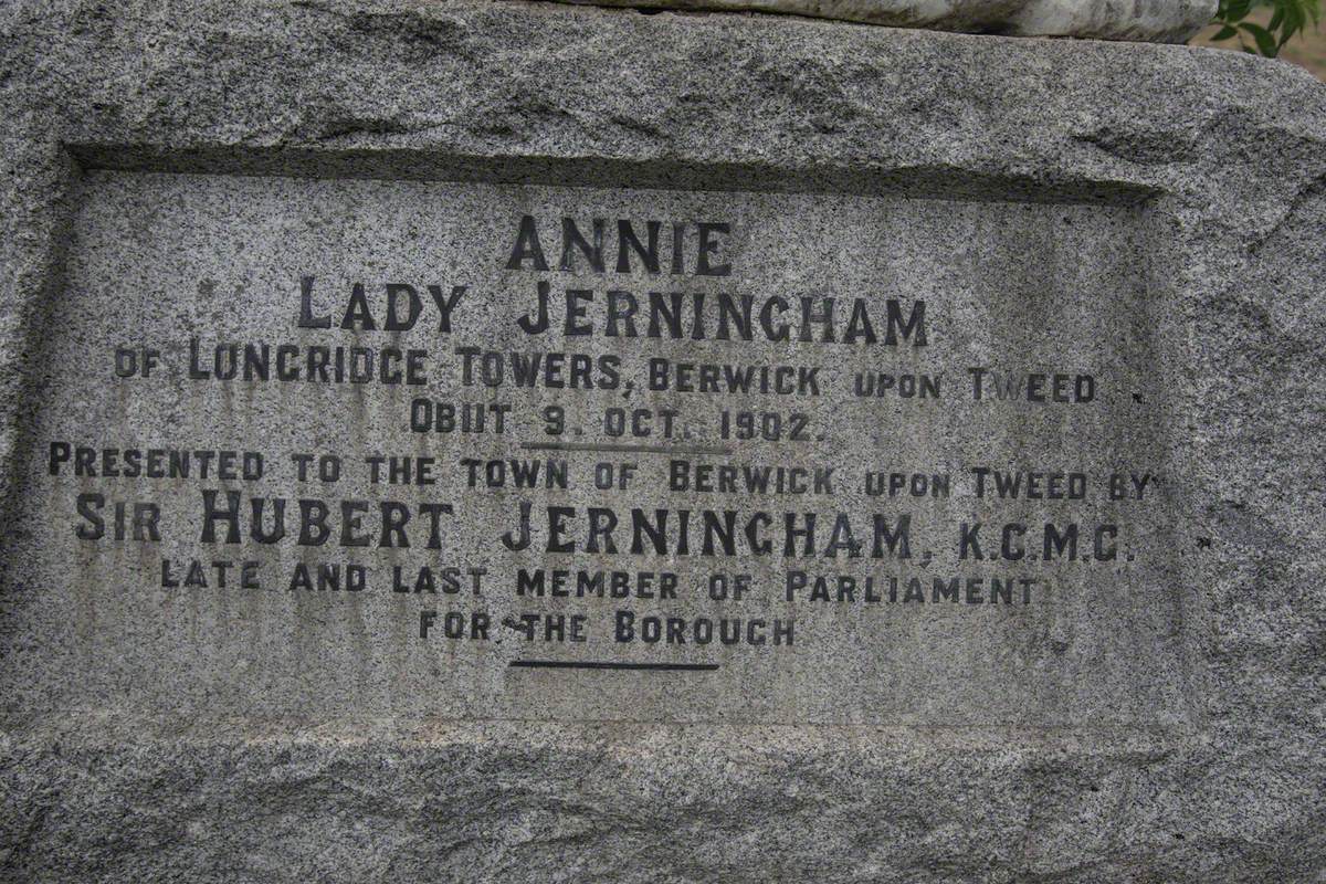 Monument to Lady Jerningham (1850–1902)