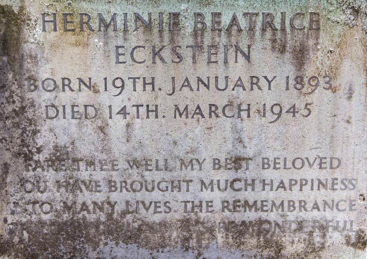 Monument to Herminie Beatrice Eckstein