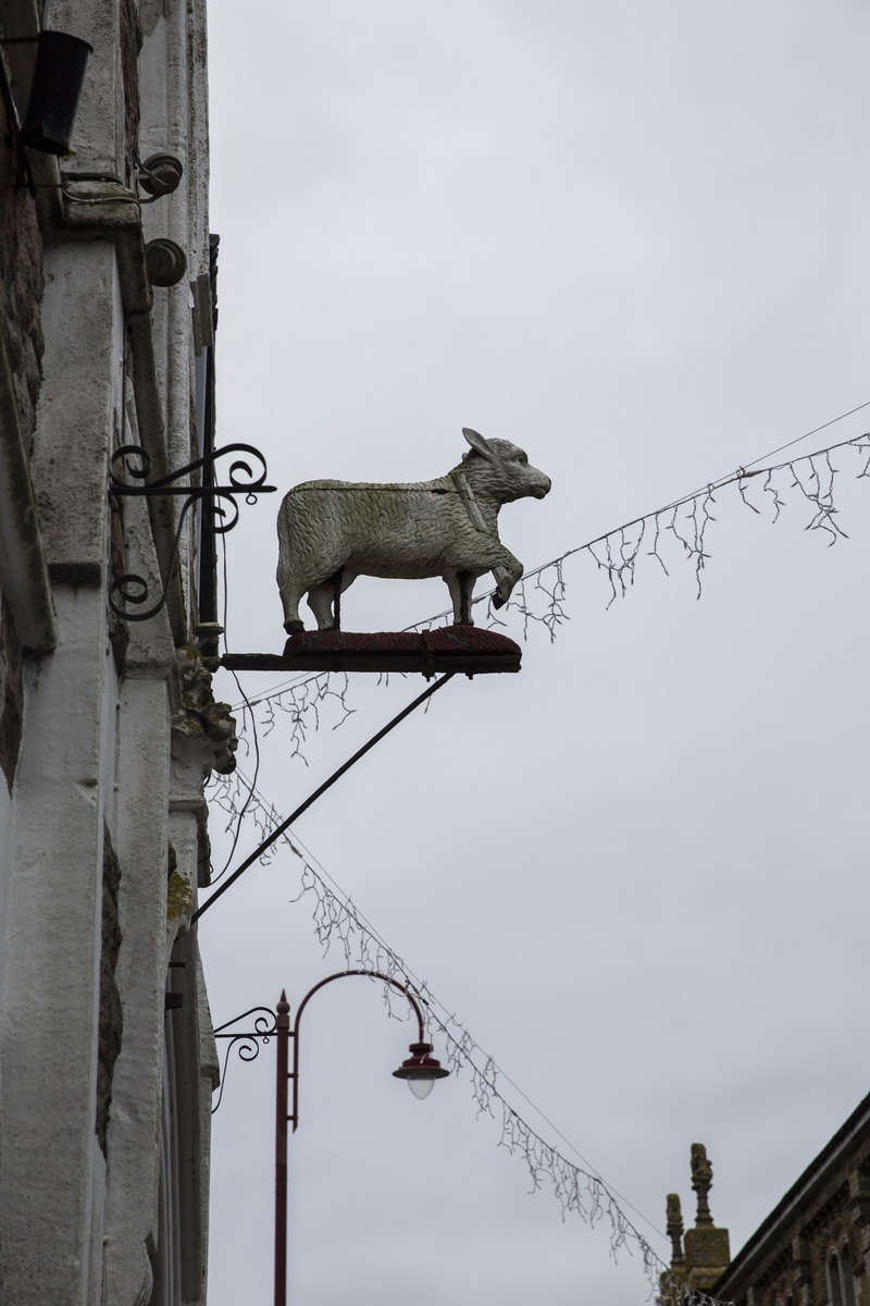 The Lamb and Flag Sign