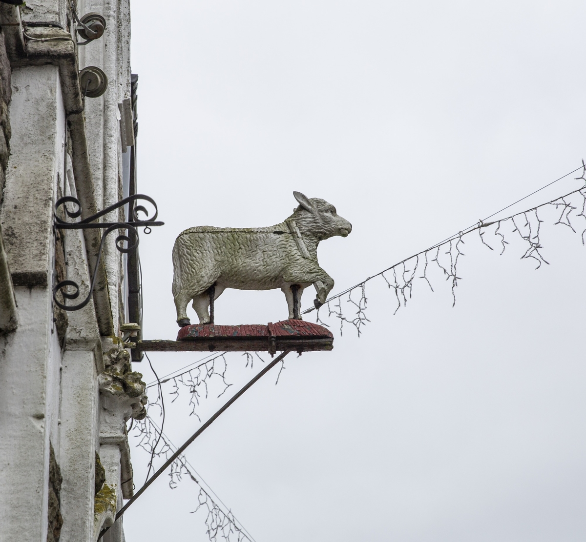 The Lamb and Flag Sign