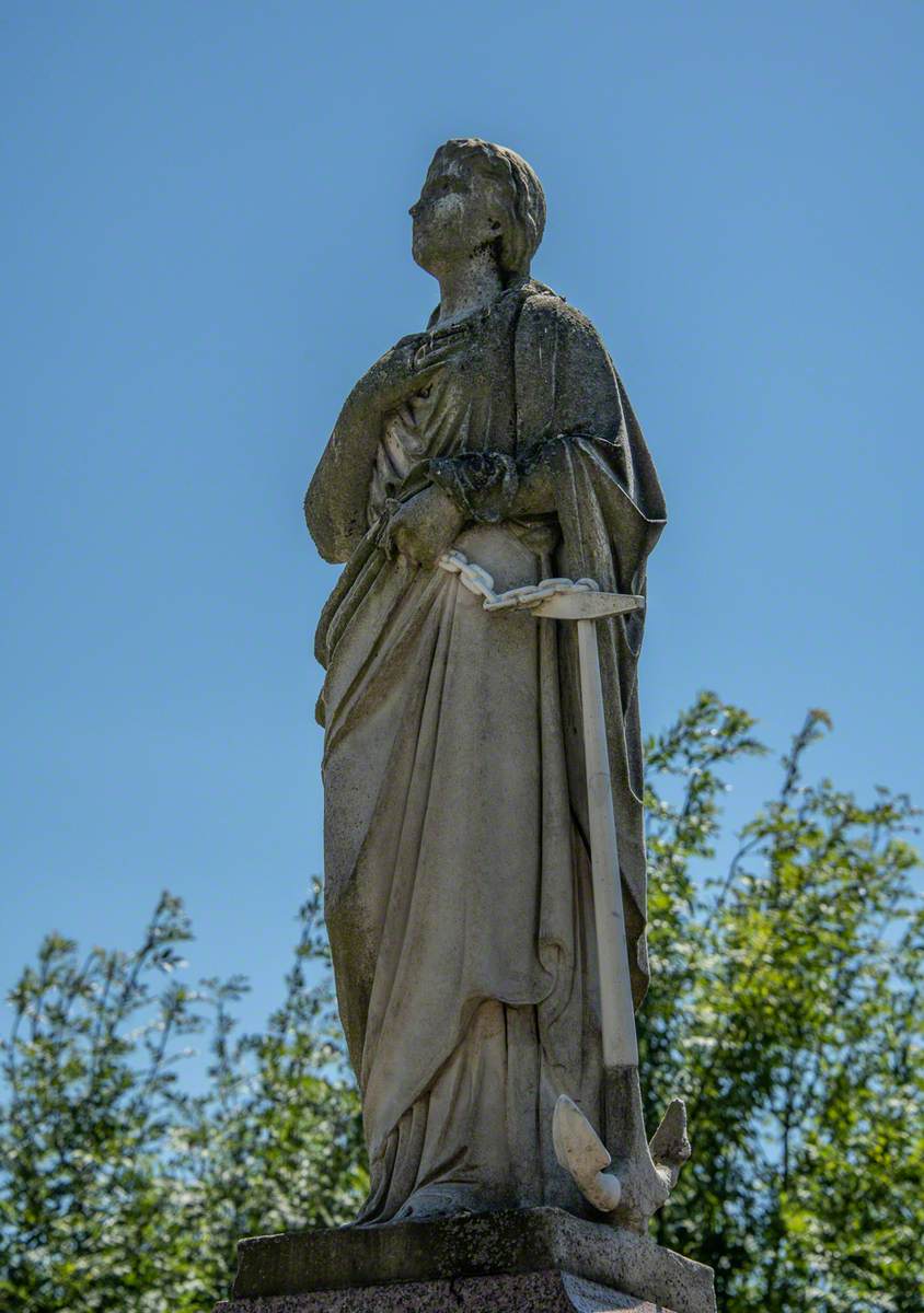 Tomb of Charlotte and Jean Francois Gravelet Blondin