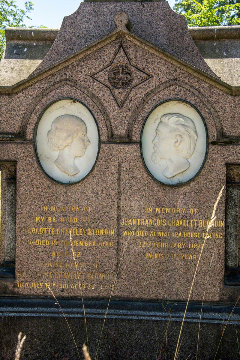 Tomb of Charlotte and Jean Francois Gravelet Blondin