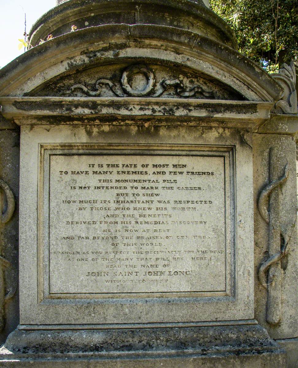 Tomb of John Saint John Long