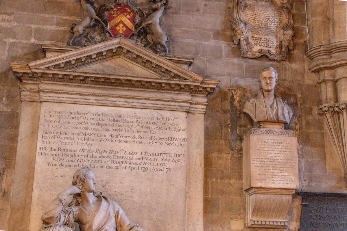 Memorial to Thomas Rennell Art UK