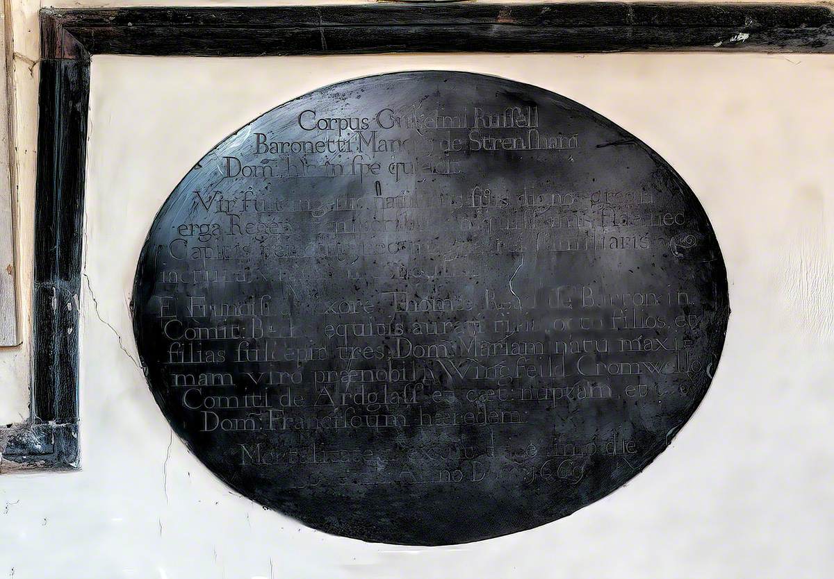 Memorial to Sir Charles Trubshaw Withers (d.1804) and Lady Frances Withers (d.1774)