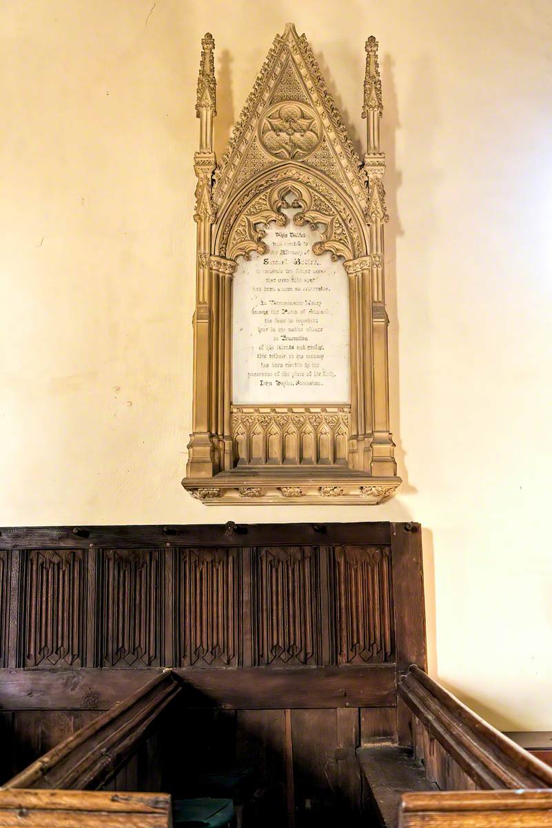 Memorial to Samuel Butler (1613–1680)