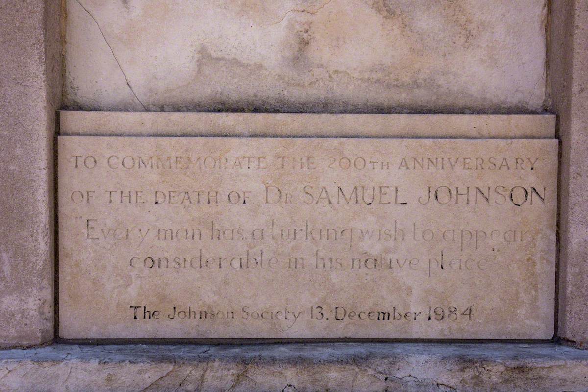 Dr Samuel Johnson (1709–1784)