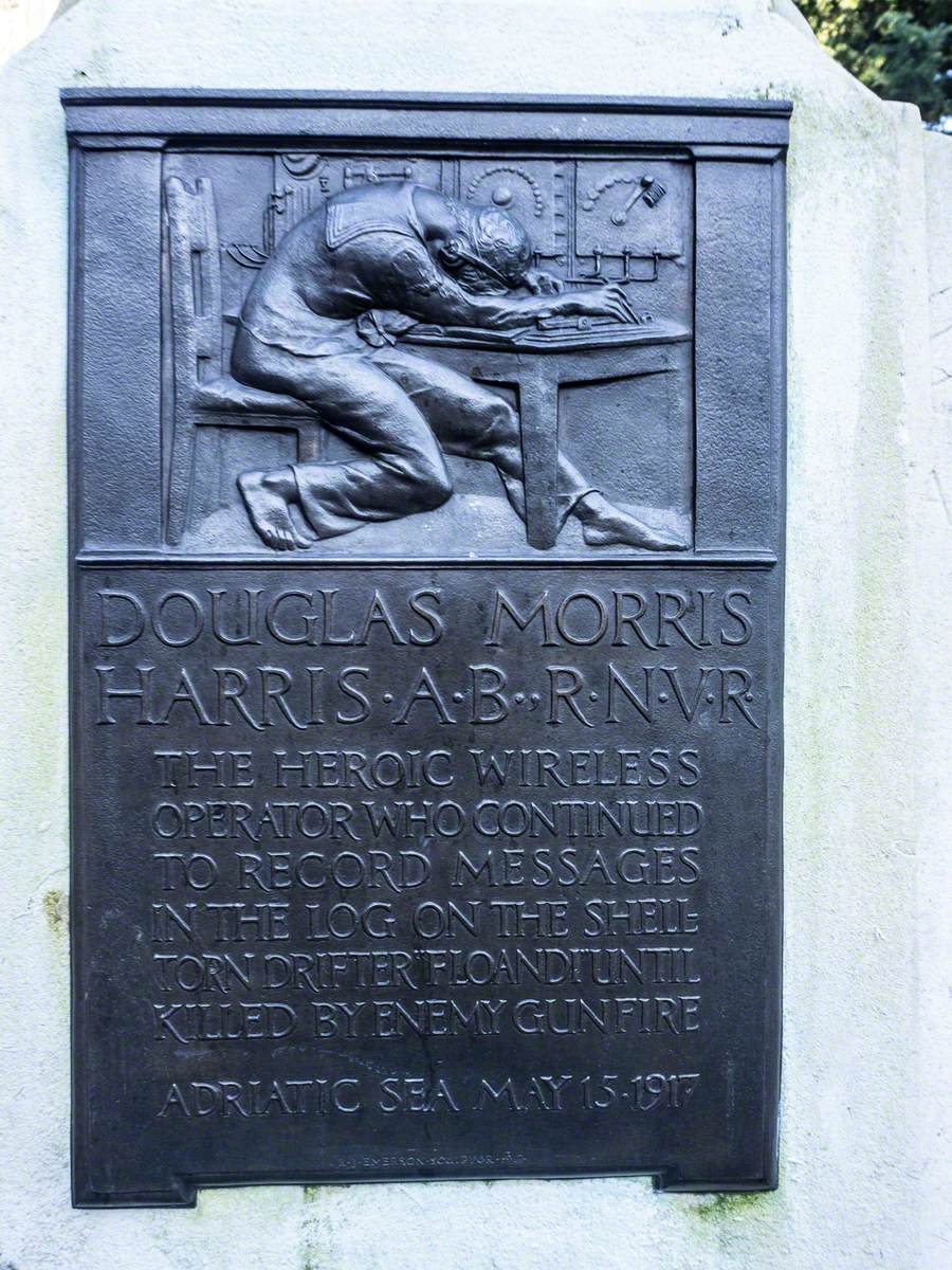 Memorial to Able Seaman Harris (d.1917)