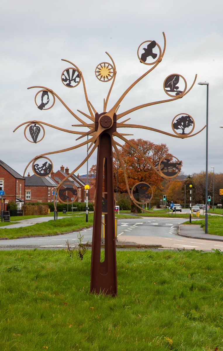 Spiral Time Sowerby Clock