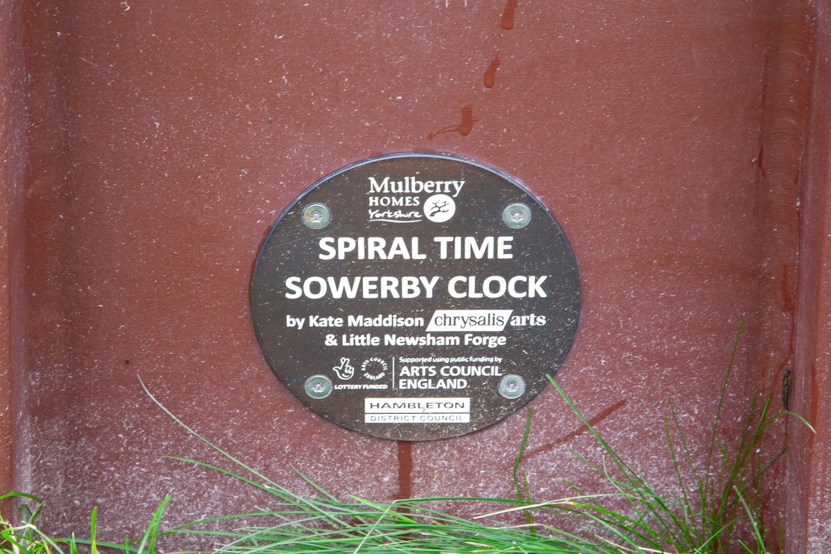 Spiral Time Sowerby Clock