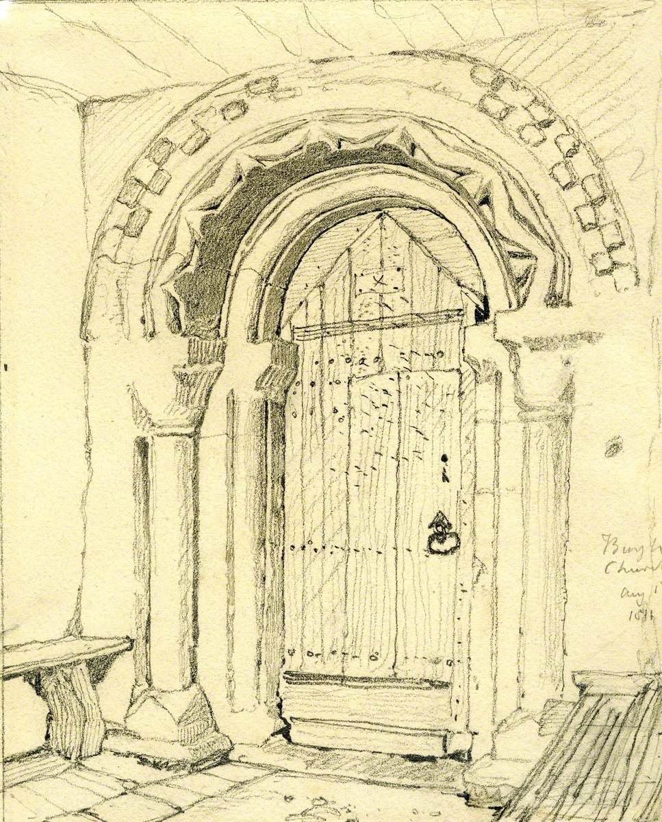 Norman Doorway, Burgh Church, Burgh, Norfolk