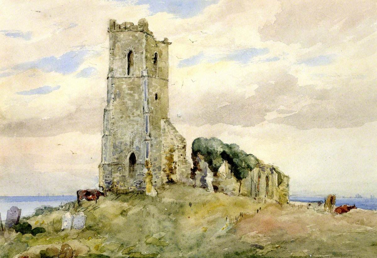 Dunwich Church, c.1849