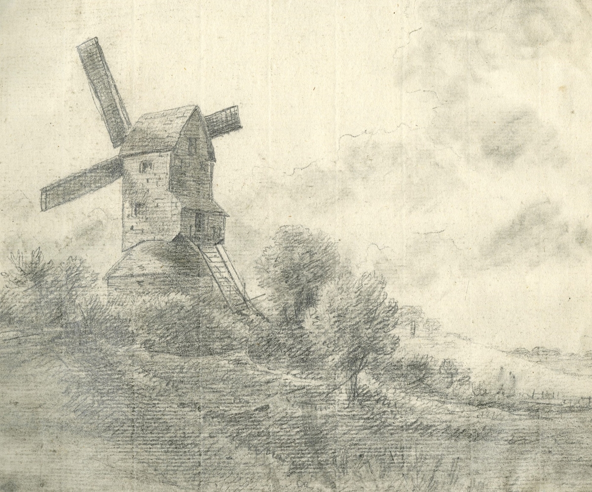 Windmill in Landscape