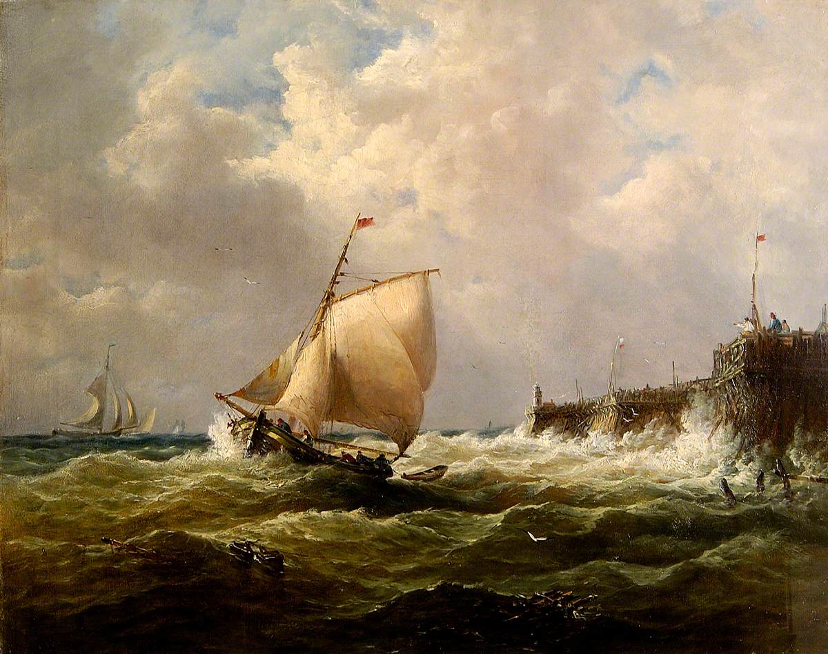 Shipping at Harbour Mouth