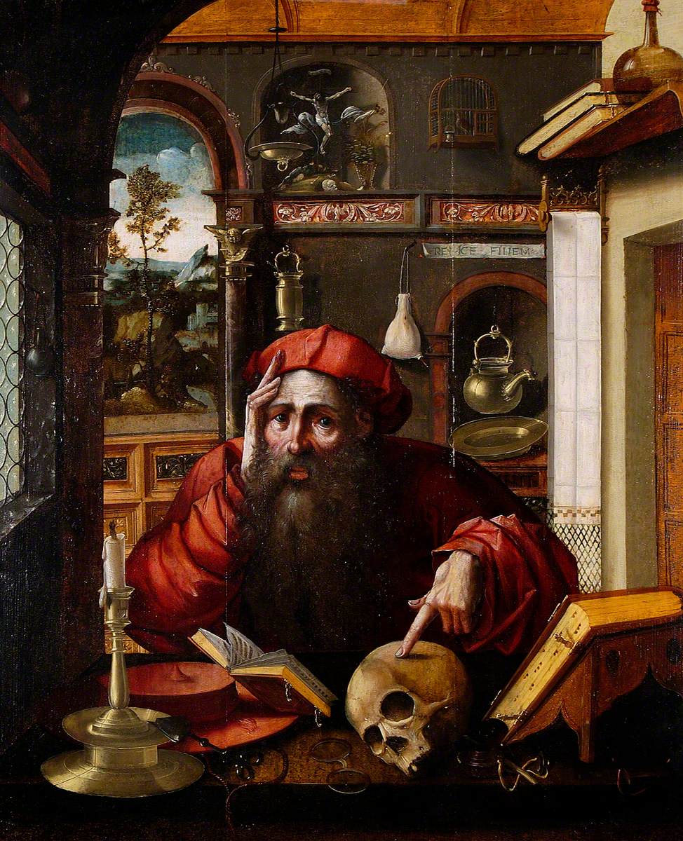 Saint Jerome with a Skull