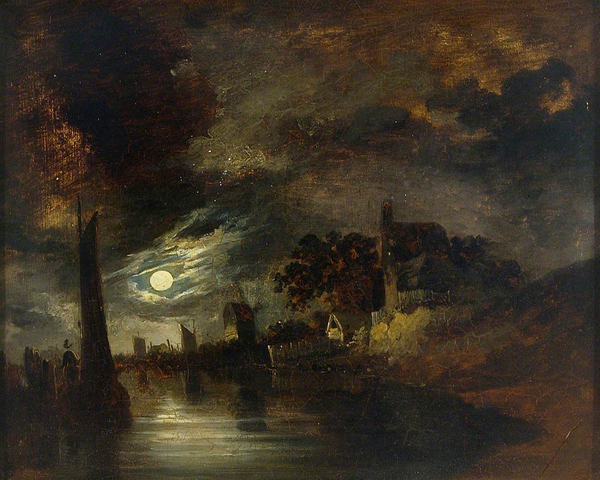 Moonlight on the River at Norwich