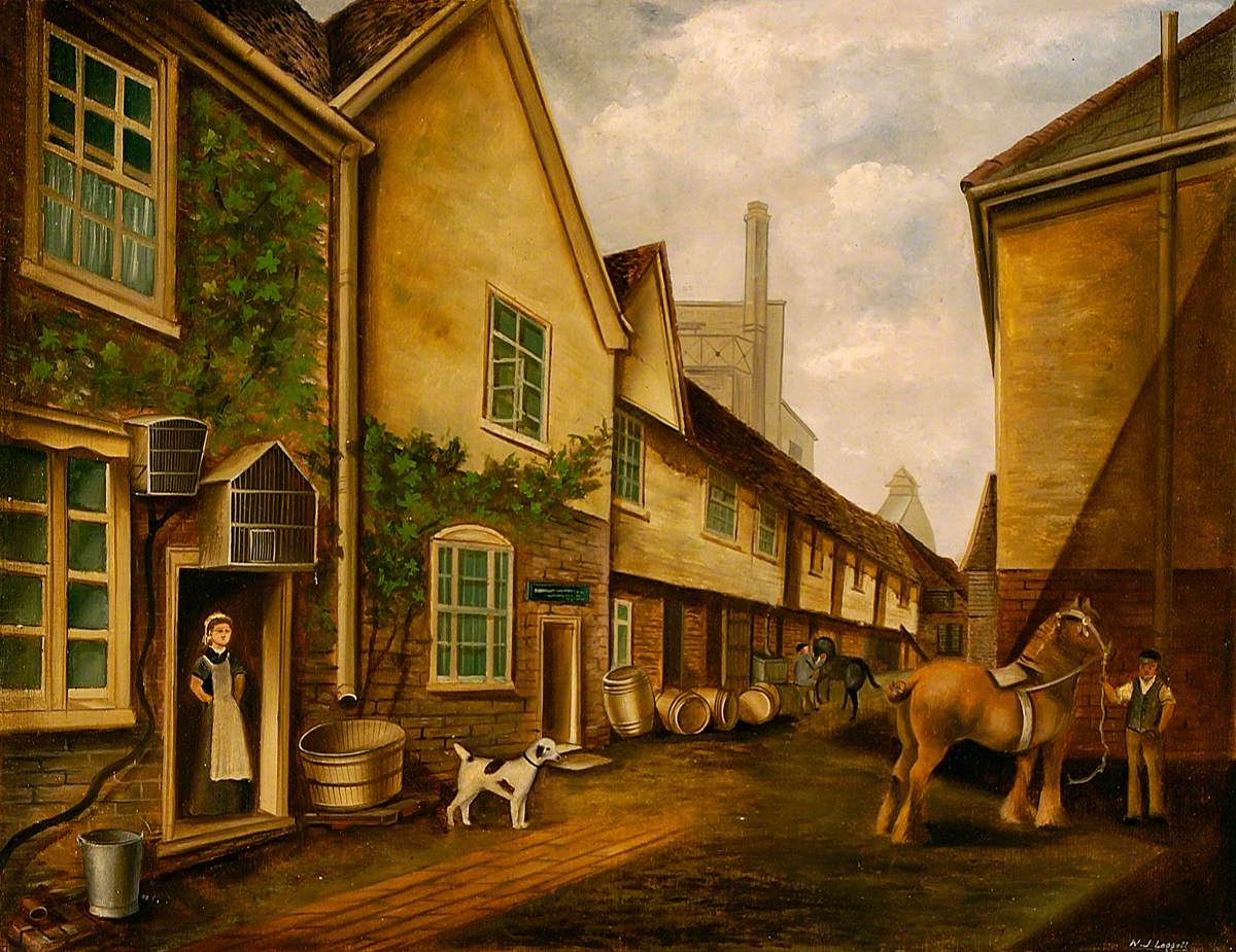 'Coach and Horses' Yard, Upper Brook Street, Ipswich