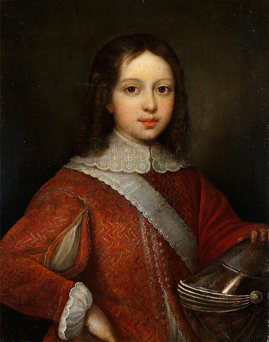 Portrait of a Boy and a Helmet