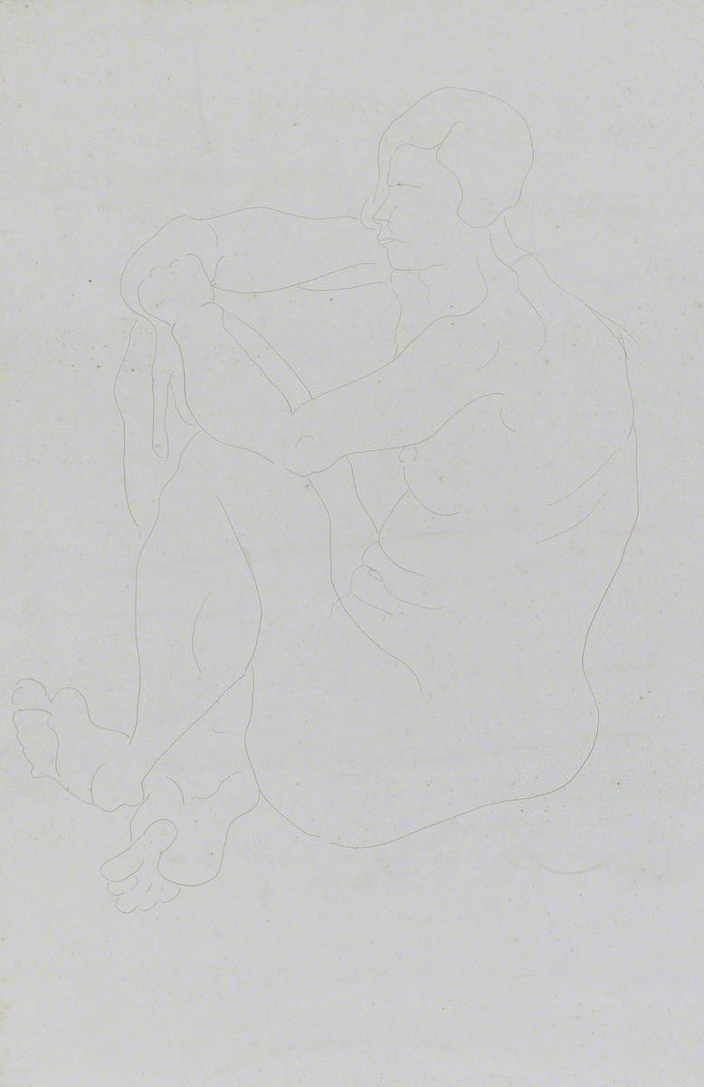 Study of a Seated Female Nude