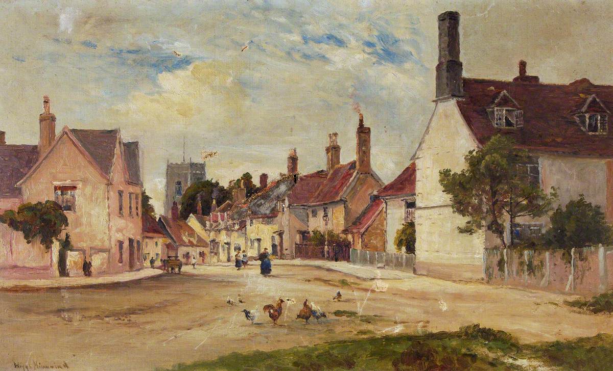 A View up Castle Street, Framlingham, Suffolk