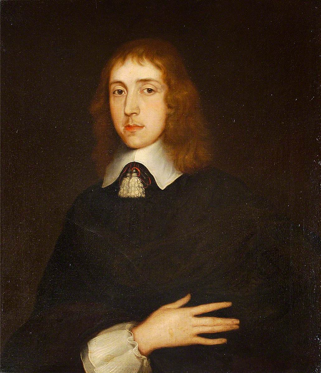 Portrait Of A Gentleman Wearing A Black Coat 