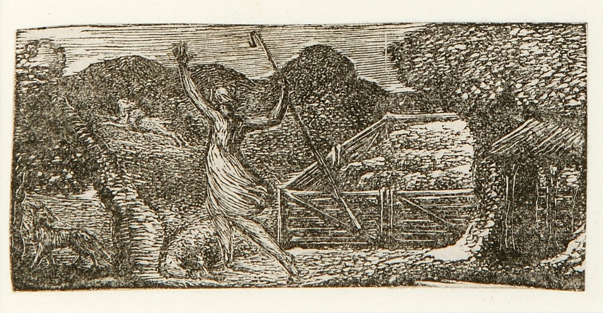 The Good Shepherd Chases Away the Wolf (illustrations to Thornton's 'Pastorals of Virgil')