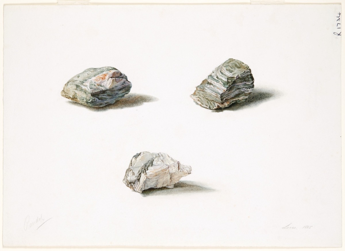 Study of Three Rocks, Lecco