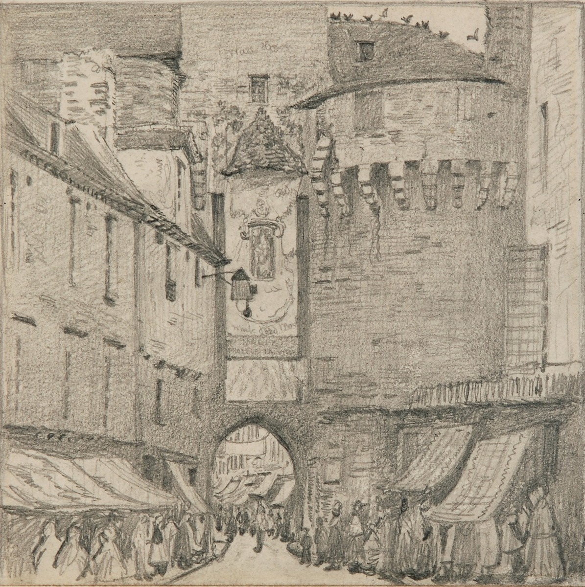 Porte du Port d'Ouest, Dieppe, France