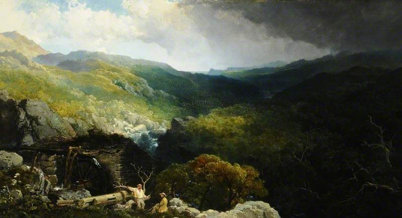 Mountain Scene near Barmouth