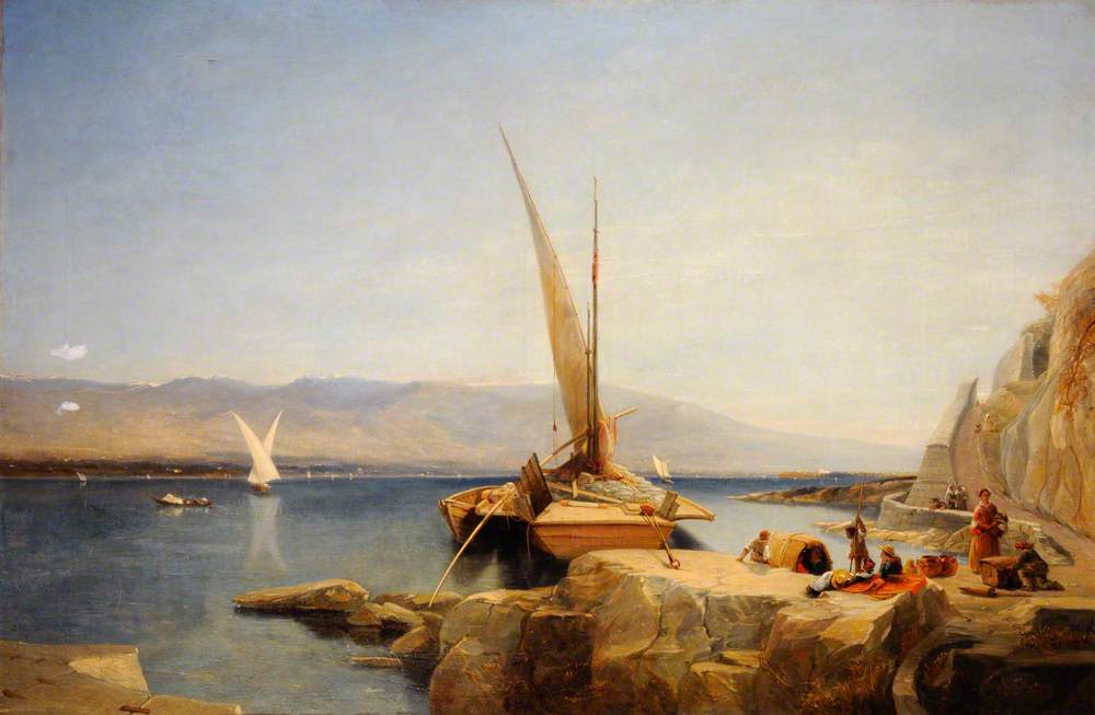 Head of Lake Geneva, Switzerland