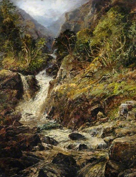 A Welsh Mountain Torrent