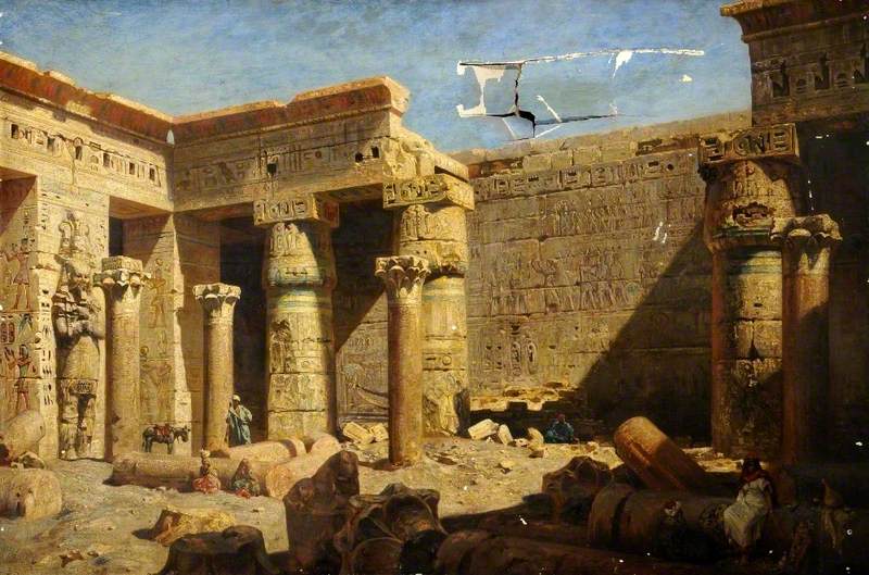 Temple of the Medinet Habu, Upper Egypt