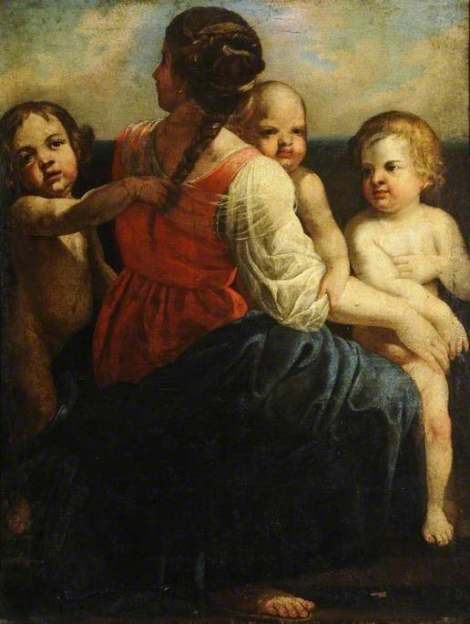 Mother and Three Children (Charity)