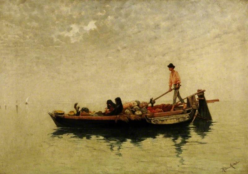 Venetian Boatman Art UK