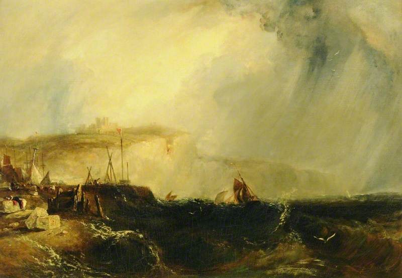 A Rough Sea off Dover, Kent