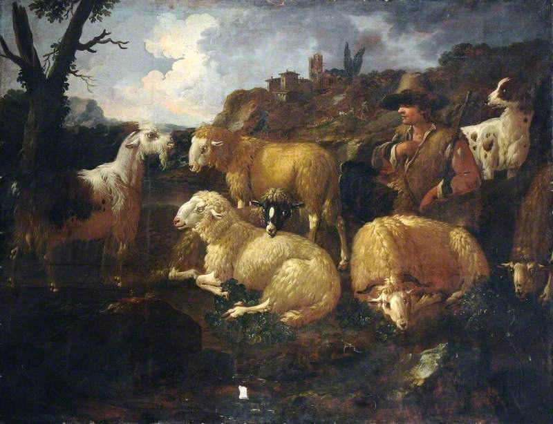 Landscape with Sheep