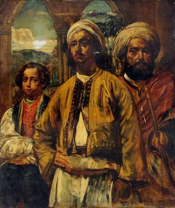 A Moorish Nobleman and His Attendants