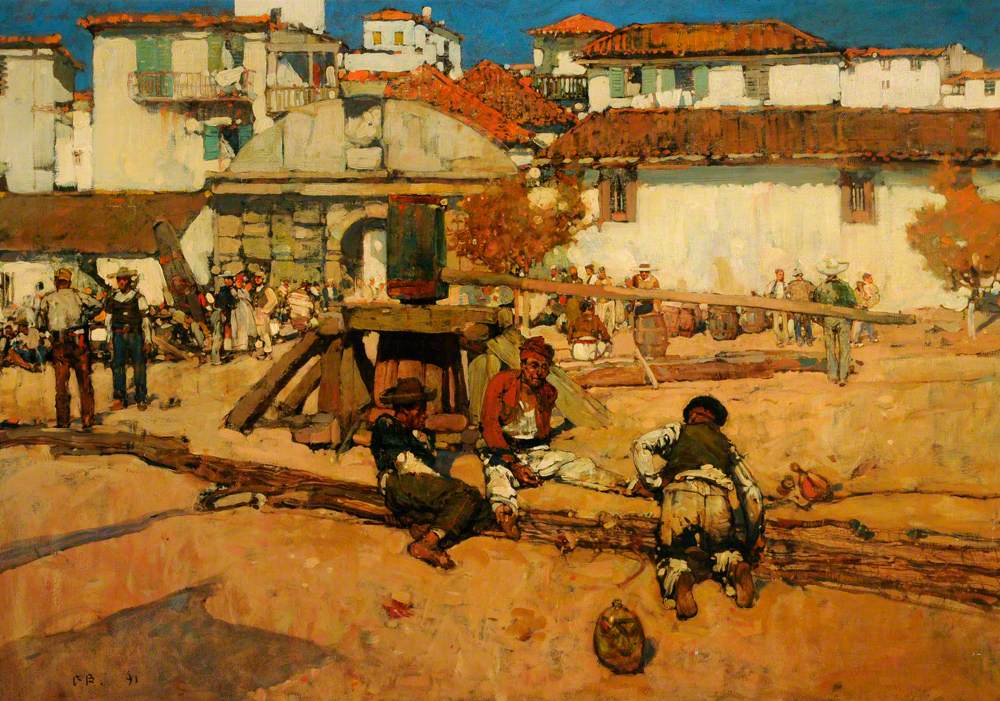 Fishermen at Funchal, Maderia, Portugal