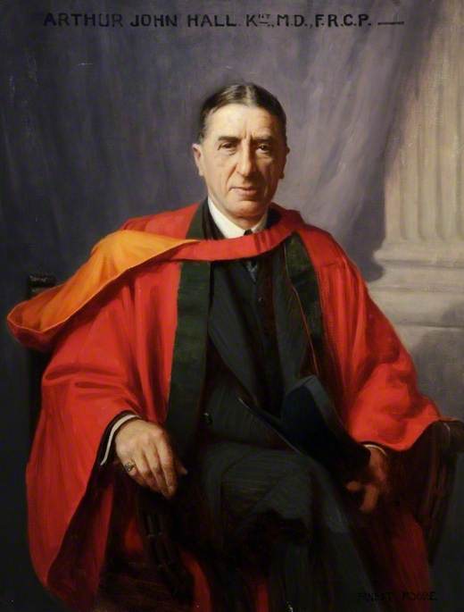 Sir Arthur John Hall (1866–1951), KT, MD, DSc, FRCP, Professor of Physiology, Pathology and Medicine and Physician at the Royal Hospital