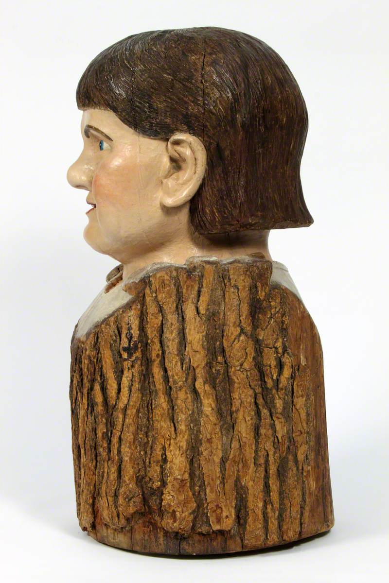 Carved Male Head