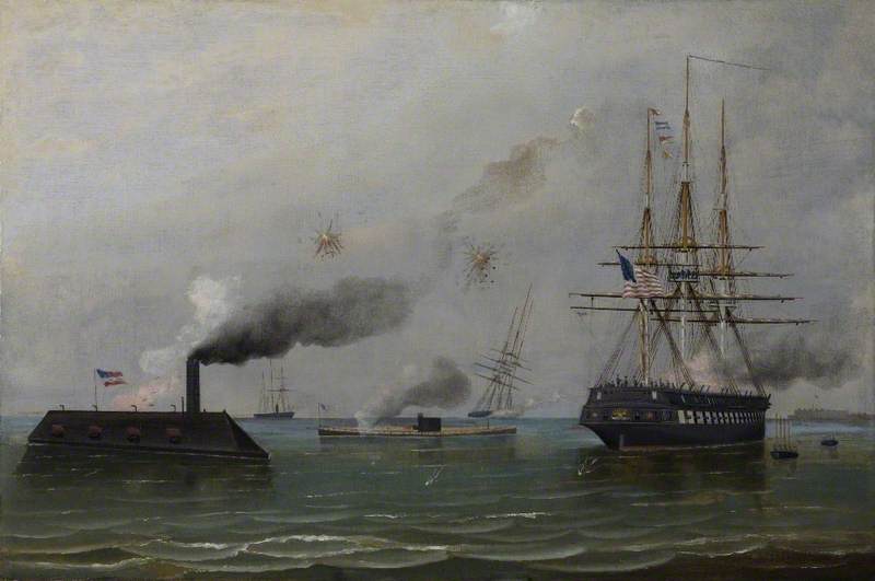 The Battle of the 'Monitor' and the 'Merrimac', 9 March 1862