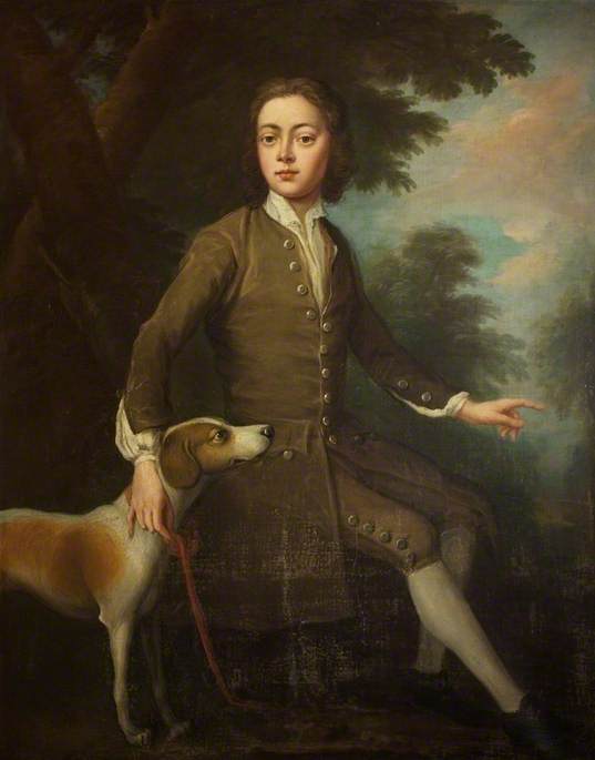 Edward Mitchell and His Dog