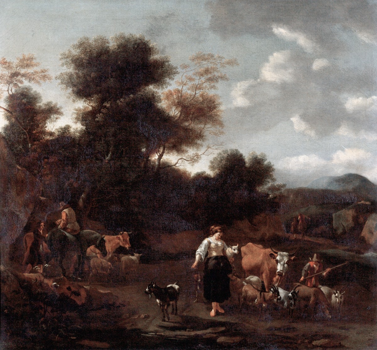 Landscape with Figures and Animals