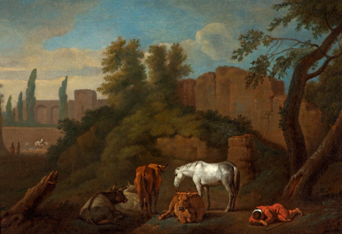 Landscape with a Sleeping Boy