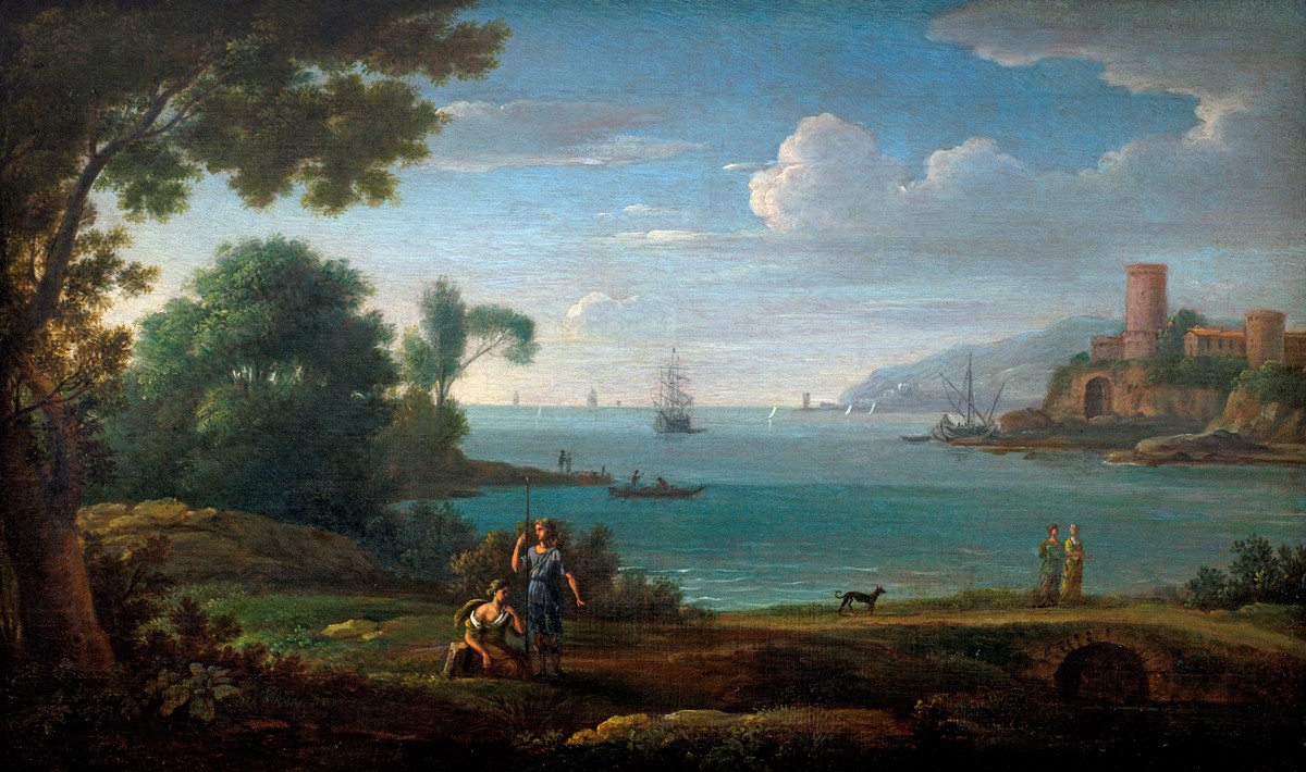Landscape at Baiae, Bay of Naples, Italy